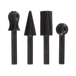 Bosch Set di frese a mano libera per macchine perforatrici, 4 pezzi, 6 mm, 13 mm en oferta