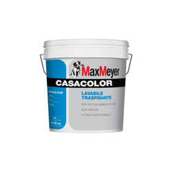 Max Meyer - MaxMeyer CASACOLOR PITTURA MURALE LAVABILE BIANCO O COLORI Lt.5 características