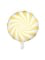 Palloncino in alluminio lecca lecca bianco e giallo 45 cm precio