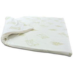 Topper Correttore Materasso Matrimoniale In Memory Foam 170 X 195 X 6 Cm, Fodera Sfoderabile In Aloe Vera, Ergonomico, Antiacaro, Dotato Di Elastici Sugli Angoli precio