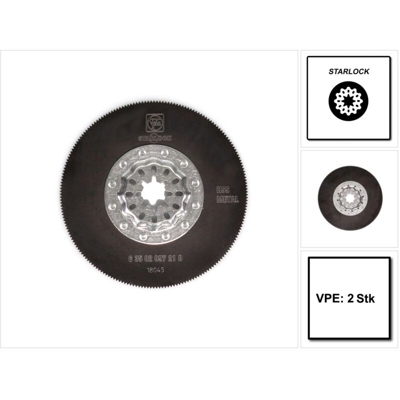 HSS Lama circolare 85 mm Hel 63502097220 2 pz. - Fein