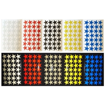 Stelle adesive riflettenti scotchlite 3M? in vari colori Colore - Giallo