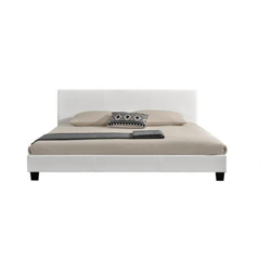 Letto Contemporain, Colore: Bianco-140 X 190 (cm) precio