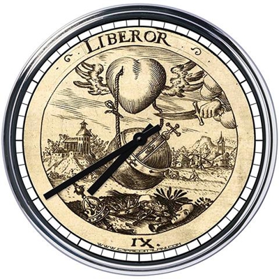 Orologio Da Parete In Acciaio Rosa Croce 4