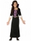 Costume da giovane vampiro viola e nero bambina