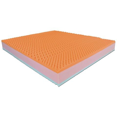 Materasso Matrimoniale In Memory Foam Pagoda 180 X 195 X 23 Cm, Portanza Differenziata, Fodera Sfoderabile In Silver Safe, Memory Foam