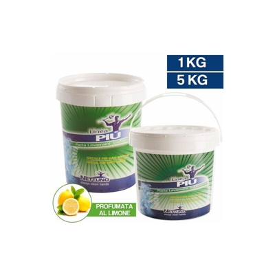 Sapone Pasta Lavamani Nettuno Kg. 5 Sgrassante Da Lavoro Profumo Limone (12235V) 1 Kg (12235)