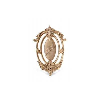 Fregio pasta di legno decoro e restauro a scudo 272x180mm 4080 - SICASHOP