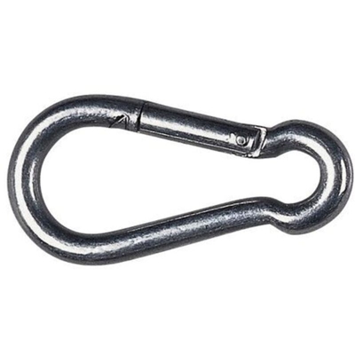 Moschettone in Acciaio Lunghezza 90 mm Spessore 8,5 mm 10 pz - Maurer