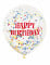 6 Palloncini in Lattice trasparente Happy Birthday precio