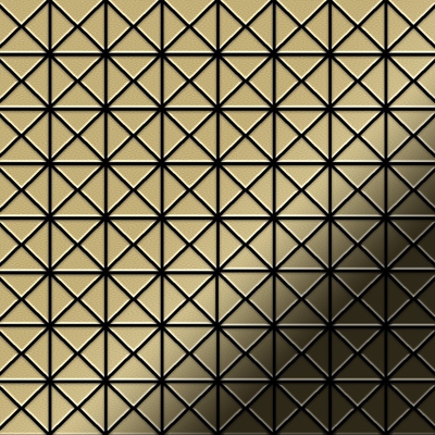 Mosaico metallo solido Ottone laminato oro spesso 1,6 mm ALLOY Deco-BM