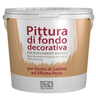 Fondo Satinato Bianco per Vento di Sabbia ed Effetto Perla 2,5 l - CROMOLOGY ITALIA SPA - C.I.
