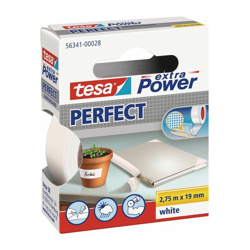 tesa Tessuto nastro adesivo 56341 lunghezza 2,75m larghezza 19mm rayon bianco tessuto tesa en oferta