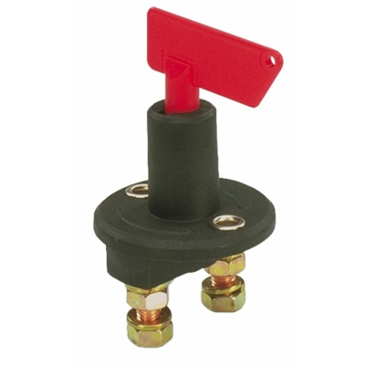 Interruttore unipolare a batteria da 12/24 V 100 Amp con chiave - LEM SELECT