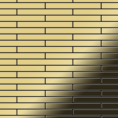 Mosaico metallo solido Ottone laminato oro spesso 1,6 mm Deedee-BM - Alloy