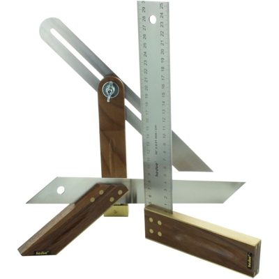 Set Piazze Falegname A031, Quantità: 3 Pezzi Contenuto Piazza Piazza Carpenter Alla Scheda Smussatura - HEDUE