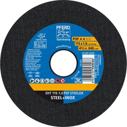 Psf Steelox 61730100 Disco di taglio dritto 115 mm 22.23 mm 25 pz. - Pferd en oferta