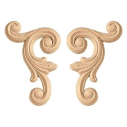 Fregi decorazioni in legno pressato vari decori disponibili - no pasta di legno codice decoro: cod 13135 coppia - BRICOLEGNOSTORE características