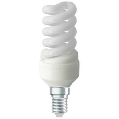 Lampadina risparmio energetico e14 15w lampada spirale luce fredda extrastar