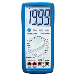 Peak Tech multimetro digitale 3 1/2 cifre grande display Cat III 600 V características