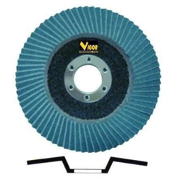 Dischi Lamellari Abrasivi a Lamelle Vigor in Fibra Mm.115 Grana 80 conf. 20 pz precio