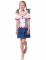 Costume da marinaia a righe per bambina