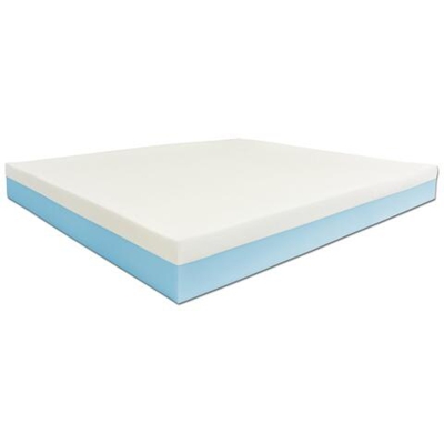 Materasso Matrimoniale Modello 2 Strati Monozona 14 + 3 Memory, 165 X 195 X 19 Cm, Fodera In Aloe Vera, Memory Foam