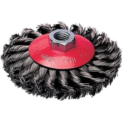 Maurer - SPAZZOLE A TAZZA IN FILO D'ACCIAIO FORO MA14 PER SMERIGLIATRICE FLEX 21410V FILI RITORTI D.100 (19803) características