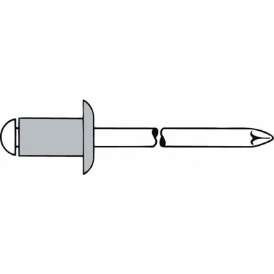 Rivet Alu Va Turno Flachkopf 3 X 8Mm Gesipa (A 500)