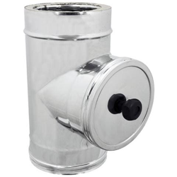 Modulo Di Ispezione Inox T 90° Doppia Parete, Diametro Di 100 - De 150 Mm características