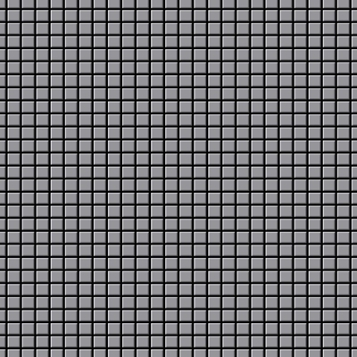 Mosaico metallo solido Acciaio inossidabile opaco grigio spesso 1,6 mm ALLOY Glomesh-S-S-MA