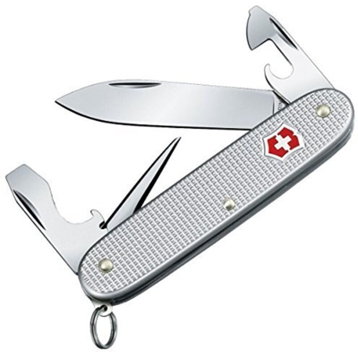 Coltellino svizzero Victorinox Pioneer 0.8201.26B1 Rosso con 8 funzioni Incluso punzone per alesatore e apriscatole in blister