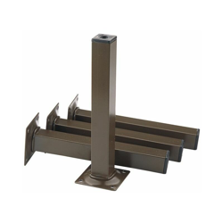 ELEMENT SYSTEM Piedino per mobili nero RAL 9005 25x25mm H.600mm bordo RAL 9005 25x25mm H.600mm precio