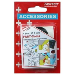 FASTECH® 683-330 Punti a strappo per incollaggio colla a caldo Lato morbido e lato rigido (Ø) 35 mm Nero 4 Paio/a en oferta