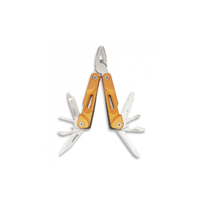 Pinza multiuso Martinez Albainox con mango in acciaio e ABS e lama in acciaio inossidabile con 11 funzioni da 10,5 cm in valigetta a colori 33287
