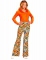 Pantalone groovy anni 70 per donna