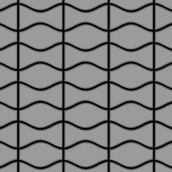 Mosaico metallo solido Acciaio inossidabile opaco grigio spesso 1,6 mm ALLOY Kismet & Karma-S-S-MA disegnato da Karim Rashid precio