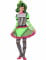 Costume mostro verde bambina Halloween en oferta