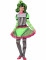 Costume mostro verde bambina Halloween