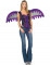Costume con corsetto da angelo viola per donna