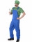 Costume da idraulico verde da uomo