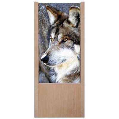 Lampada Da Tavolo In Legno Lupo