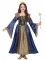 Costume regina medievale invernale bambina