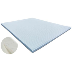 Topper Correttore Materasso Matrimoniale In Memory Foam Fresh Wave 170 X 195 X 6 Cm, Fodera Sfoderabile In Silver Safe, Fresco, Traspirante, Ergonomico, Antiacaro, Dotato Di Elastici Sugli Angoli, A Portanza Differenziata en oferta