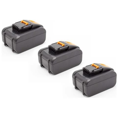3x Li-ion Batteria 4000mah (16v) Per Strumenti Attrezzi Utensili Da Lavoro Come Worx Wa3527