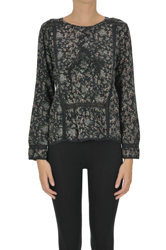 Embroidered cotton blouse precio