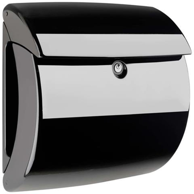 Cassetta Della Posta Piano 886 S In Plastica Nera