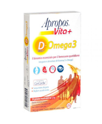 Apropos Vita+ D-Omega 3 Integrtaore Alimentare Di Vitamina D e Omega3 30 Gelatine Masticabili características