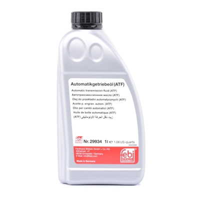 FEBI BILSTEIN Olio cambio VOLVO,IVECO,MAN 29934 000000ATF6,30713828,30713828SK  83220402413,83222355599,83227542290,ATF6,00ATF3,00ATF4,0MS9602,ATF3,W