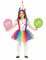Costume da piccolo clown colorato per bambina precio